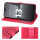 Hülle für Xiaomi 13 Lite Handyhülle Handy Tasche Klapphülle Wallet Case Etui Rot