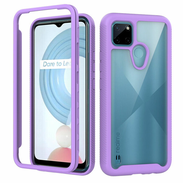 Hülle für Realme C21Y / C25Y, Schutzhülle Handy Tasche Silikon Case Cover Bumper
