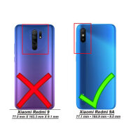 Schutz Hülle Xiaomi Handy Tasche Case Cover Silikon Schale Outdoor Handyhülle BF Xiaomi Redmi 9A Grün