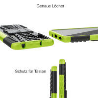 Schutz Hülle Xiaomi Handy Tasche Case Cover Silikon Schale Outdoor Handyhülle BF Xiaomi Redmi 9A Grün