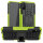 Schutz Hülle Xiaomi Handy Tasche Case Cover Silikon Schale Outdoor Handyhülle BF Xiaomi Redmi 9A Grün