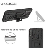 Outdoor Case Panzer Hülle Cover Huawei Handytasche Schutzhülle Handyhülle Handy Schwarz P Smart 2020