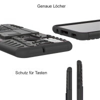 Outdoor Case Panzer Hülle Cover Huawei Handytasche Schutzhülle Handyhülle Handy Schwarz P Smart 2020