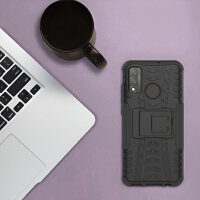 Outdoor Case Panzer Hülle Cover Huawei Handytasche Schutzhülle Handyhülle Handy Schwarz P Smart 2020