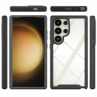 360 Grad Hülle mit eingebautem Displayschutz für Samsung Galaxy S24 Ultra Bumper