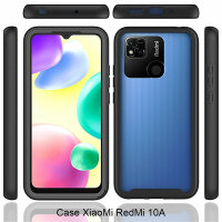 Panzer Hülle Handy Tasche 360 Grad TPU vollschutz mit Integriertem Displayschutz Xiaomi Redmi 9C / 10A