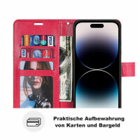Handyhülle für Apple iPhone 14 Pro – Mandala Case Rot