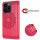 Handyhülle für Apple iPhone 14 Pro – Mandala Case Rot