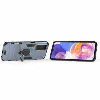 betterfon Ring Case Samsung A23 5G Hülle Handyhülle Stoßfest 360° Drehbarer Ring Türkis