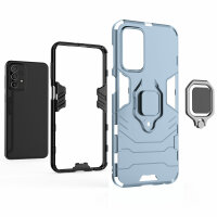 betterfon Ring Case Samsung A23 5G Hülle Handyhülle Stoßfest 360° Drehbarer Ring Türkis