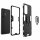 Hülle für Samsung Galaxy A33 5G, Schutzhülle Handy Tasche Ring Case Cover Bumper Schwarz