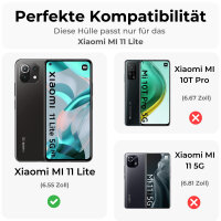 Xiaomi Mi 11 Lite Hülle Handy Tasche Handyhülle...