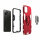Schutz Hülle für Xiaomi Mi 11 Lite 5G / 4G Ring Case Cover Handy Tasche Outdoor  Rot