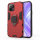 Schutz Hülle für Xiaomi Mi 11 Lite 5G / 4G Ring Case Cover Handy Tasche Outdoor  Rot