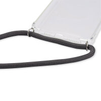 Handykette für Xiaomi Redmi 12 Handyhülle mit Band Case Hülle mit Kordel Hand Grau