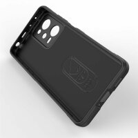 Hülle für Xiaomi Handyhülle Outdoor Case Handy Tasche Silikon Back Cover Bumper Schwarz Poco X5 Pro / Redmi Note 12 Pro 5G