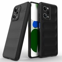 Hülle für Xiaomi Handyhülle Outdoor Case Handy Tasche Silikon Back Cover Bumper Schwarz Poco X5 Pro / Redmi Note 12 Pro 5G