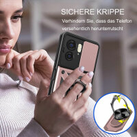 Outdoor Panzer Hülle Motorola Edge 40 Handyhülle mit Kameraschutz Ringhalter Rosegold
