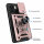 Outdoor Panzer Hülle Motorola Edge 40 Handyhülle mit Kameraschutz Ringhalter Rosegold