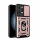 Outdoor Panzer Hülle Xiaomi Redmi 12 Handyhülle mit Kameraschutz Ringhalter Case Rosegold