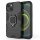 Handyhülle für Apple iPhone 14 – Ring Panzer Cover Schwarz