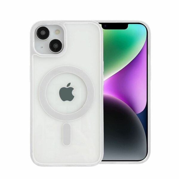 Handyhülle für Apple iPhone 14 Pro – Magnet Case Weiß