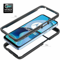 Motorola Moto G14 Hülle 360 Grad Handyhülle mit Integriertem Displayschutz