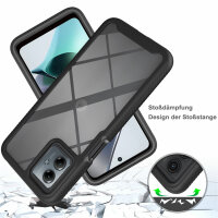 Motorola Moto G14 Hülle 360 Grad Handyhülle mit Integriertem Displayschutz