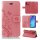 Huawei Handy Tasche Handyhülle Schutz Hülle Blumen Flip Cover Buch Case Etui Huawei P30 Lite Rosa