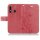 Huawei Handy Tasche Handyhülle Schutz Hülle Blumen Flip Cover Buch Case Etui Huawei P30 Lite Rosa