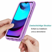 Hülle für Motorola Moto E20 / E30 / E40, Handy Tasche Silikon Case Cover Bumper