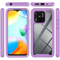 Hülle für Xiaomi Redmi 10C, Handyhülle Cover 2-teilig TPU Body Bumper Case