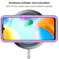 Hülle für Xiaomi Redmi 10C, Handyhülle Cover 2-teilig TPU Body Bumper Case