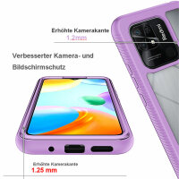 Hülle für Xiaomi Redmi 10C, Handyhülle Cover 2-teilig TPU Body Bumper Case