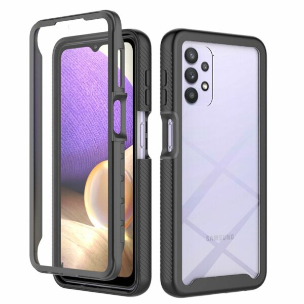 Handyhülle für Samsung Galaxy A32 5G – 360° Panzer Case mit Displayschutz