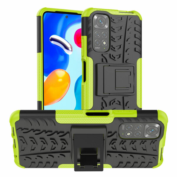 Xiaomi Redmi Note 11S / 11, Schutz Hülle Handy Tasche Outdoor Case Cover Bumper