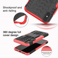 Handy Tasche für Apple iPhone Panzer Cover Case...