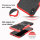 Handy Tasche für Apple iPhone Panzer Cover Case Schutz Hülle Etui Schale Bumper Apple iPhone X / XS Rot