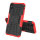 Handy Tasche für Apple iPhone Panzer Cover Case Schutz Hülle Etui Schale Bumper Apple iPhone X / XS Rot