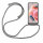 Handykette für Xiaomi Redmi Note 12 5G / Poco X5 5G Handyhülle mit Band Hülle Grau