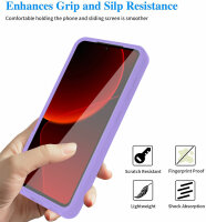 360° Grad Hülle Xiaomi 13T / 13T Pro Handyhülle mit Integriertem Displayschutz Lila