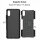 Schutz Hülle Xiaomi Handy Tasche Case Cover Silikon Schale Outdoor Handyhülle BF Xiaomi Redmi 9A Schwarz