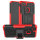 Handy Tasche Lenovo Motorola Panzer Hülle Hybrid Case Cover Schutzhülle Bumper Motorola Moto E6 Play Rot