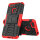 Handy Tasche Lenovo Motorola Panzer Hülle Hybrid Case Cover Schutzhülle Bumper Motorola Moto E6 Play Rot