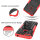 Handy Tasche Lenovo Motorola Panzer Hülle Hybrid Case Cover Schutzhülle Bumper Motorola Moto E6 Play Rot