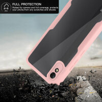 360°Grad Hülle Xiaomi Redmi 9A / 9AT Handyhülle mi Integriertem Displayschutz Rosa