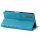 Huawei Handy Tasche Handyhülle Schutz Hülle Blumen Flip Cover Buch Case Etui Huawei P30 Blau