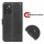 Handyhülle für ZTE Blade V40 Vita / A72 4G – Klapphülle PU-Leder Schwarz