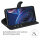 Handyhülle für ZTE Blade V40 Vita / A72 4G – Klapphülle PU-Leder Schwarz