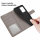Hülle für Xiaomi 13 Lite Handyhülle Handy Tasche Klapphülle Wallet Case Etui Grau
